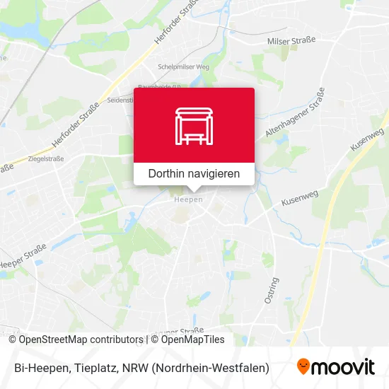 Bi-Heepen, Tieplatz Karte