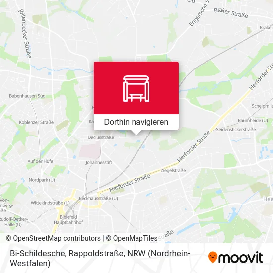 Bi-Schildesche, Rappoldstraße Karte