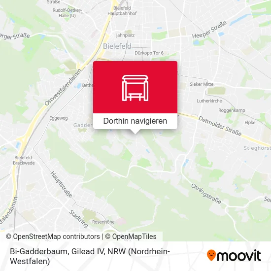 Bi-Gadderbaum, Gilead IV Karte