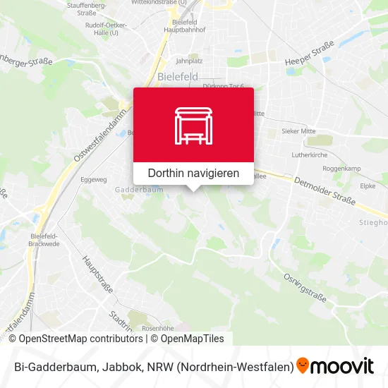 Bi-Gadderbaum, Jabbok Karte