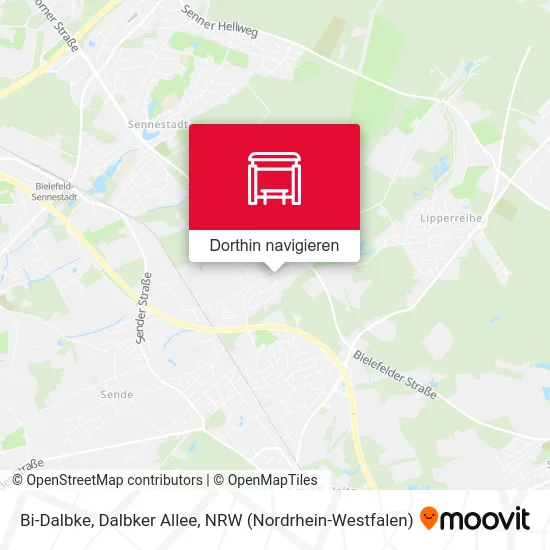 Bi-Dalbke, Dalbker Allee Karte