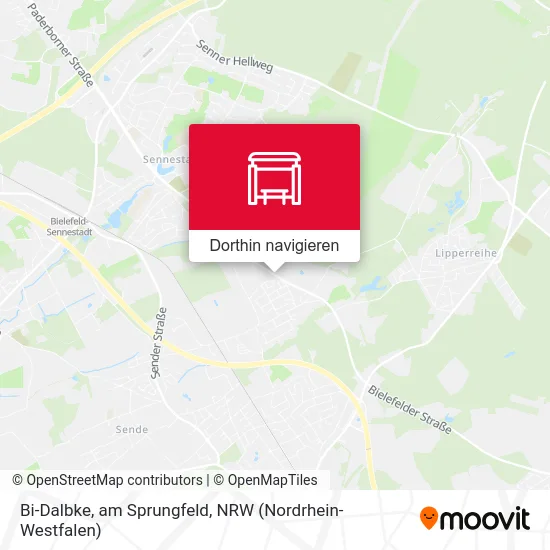 Bi-Dalbke, am Sprungfeld Karte