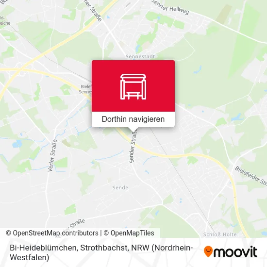 Bi-Heideblümchen, Strothbachst Karte