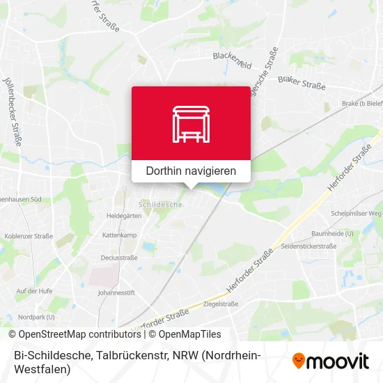 Bi-Schildesche, Talbrückenstr Karte