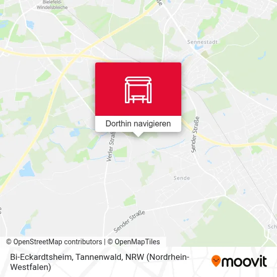 Bi-Eckardtsheim, Tannenwald Karte