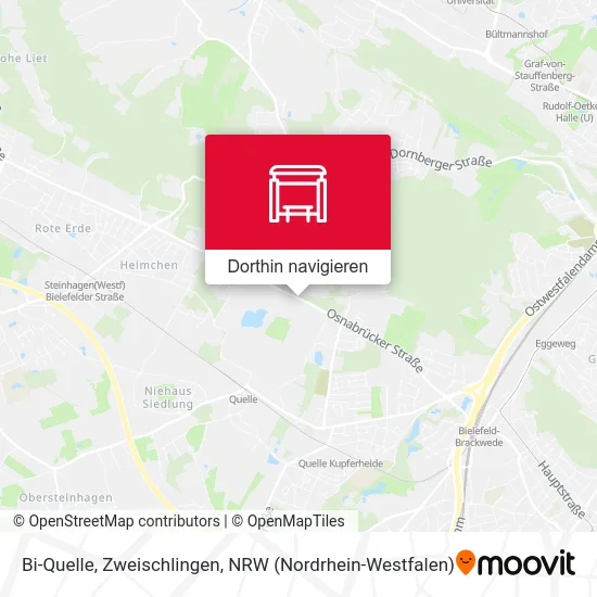 Bi-Quelle, Zweischlingen Karte