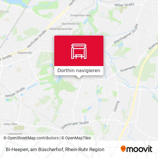 Bi-Heepen, am Büscherhof Karte