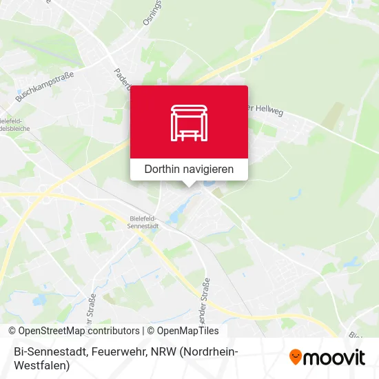 Bi-Sennestadt, Feuerwehr Karte