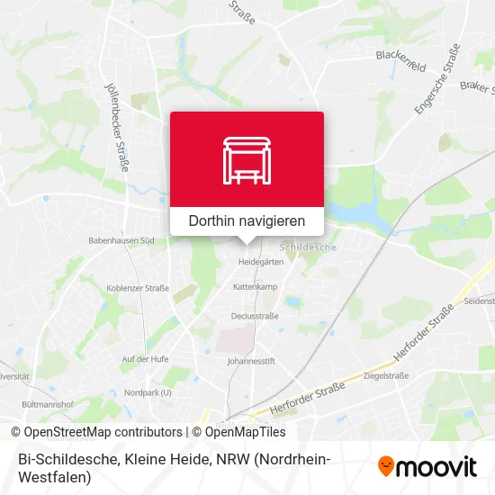 Bi-Schildesche, Kleine Heide Karte