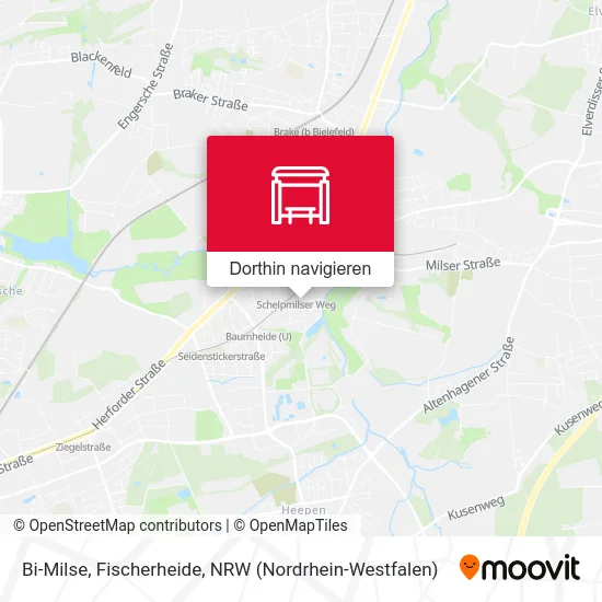 Bi-Milse, Fischerheide Karte