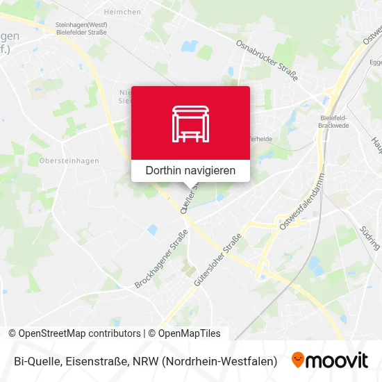 Bi-Quelle, Eisenstraße Karte