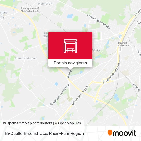 Bi-Quelle, Eisenstraße Karte