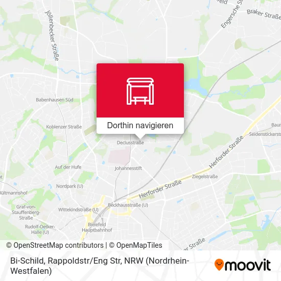 Bi-Schild, Rappoldstr/Eng Str Karte