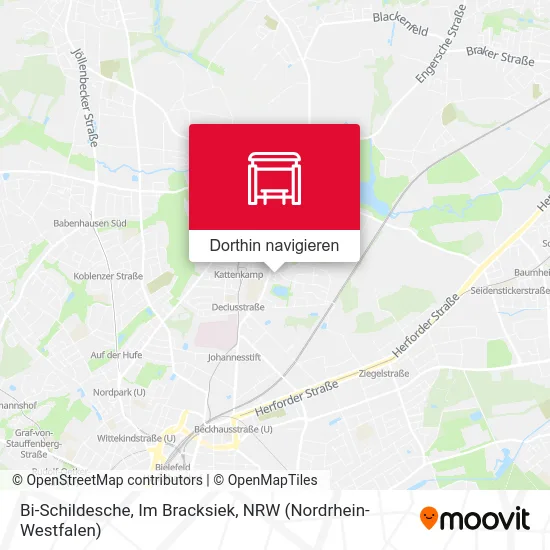 Bi-Schildesche, Im Bracksiek Karte