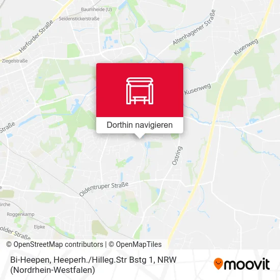 Bi-Heepen, Heeperh. / Hilleg.Str Bstg 1 Karte