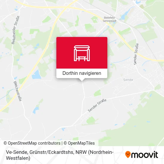 Ve-Sende, Grünstr/Eckardtshs Karte