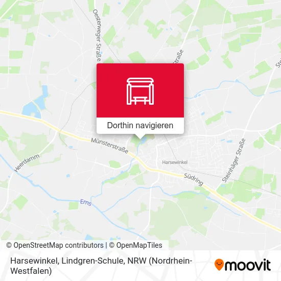 Harsewinkel, Lindgren-Schule Karte