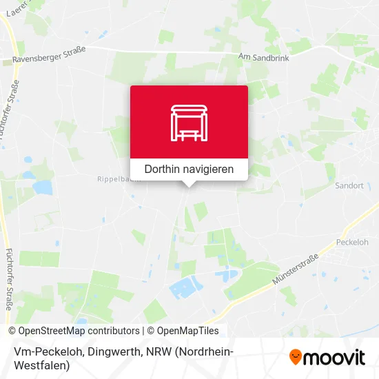 Vm-Peckeloh, Dingwerth Karte