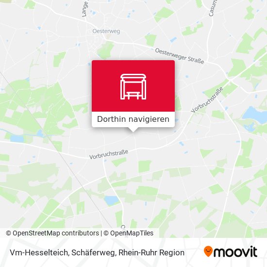 Vm-Hesselteich, Schäferweg Karte
