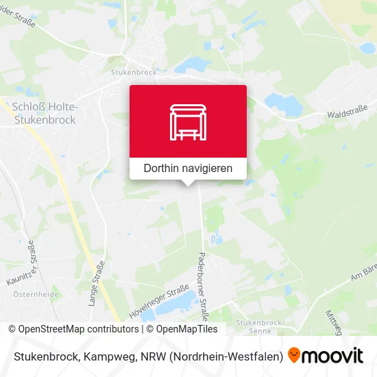 Stukenbrock, Kampweg Karte