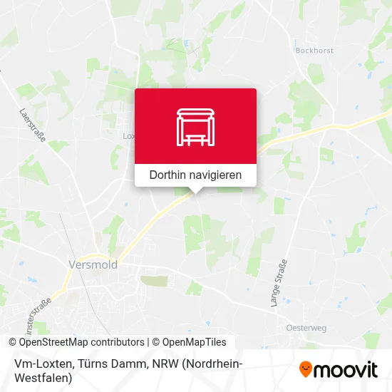 Vm-Loxten, Türns Damm Karte