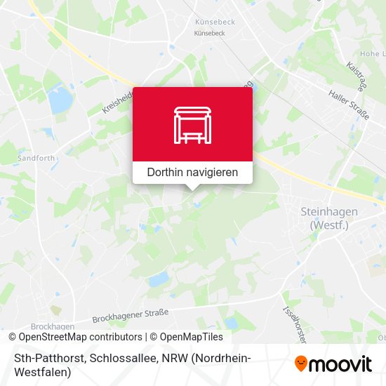 Sth-Patthorst, Schlossallee Karte