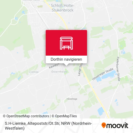 S.H-Liemke, Altepoststr/Dt.Str Karte