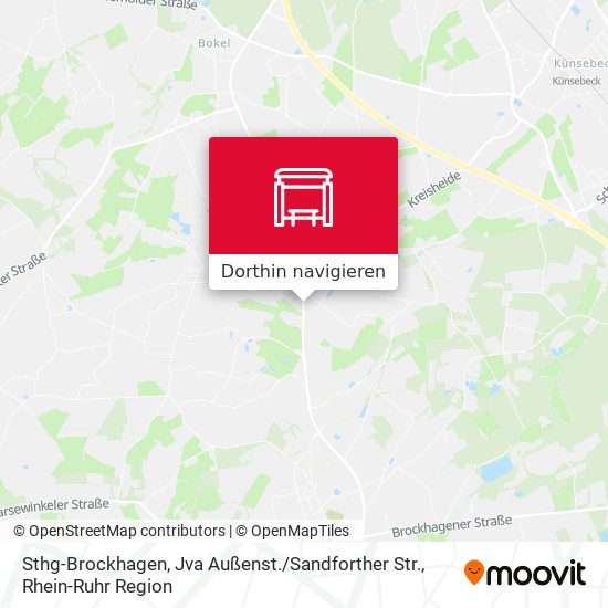 Sthg-Brockhagen, Jva Außenst. / Sandforther Str. Karte