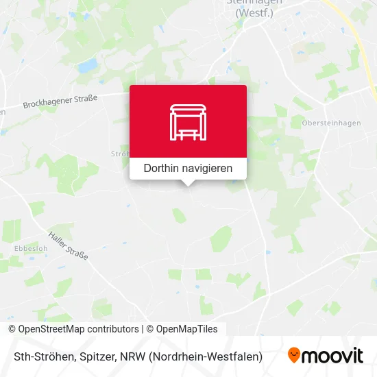 Sth-Ströhen, Spitzer Karte