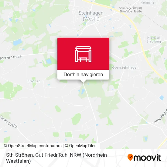 Sth-Ströhen, Gut Friedr'Ruh Karte