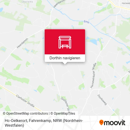 Hc-Oelkerort, Fahrenkamp Karte