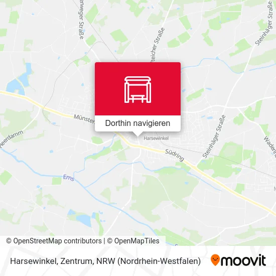 Harsewinkel, Zentrum Karte