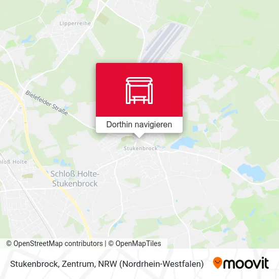 Stukenbrock, Zentrum Karte