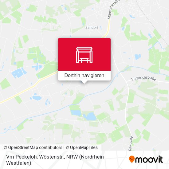 Vm-Peckeloh, Wöstenstr. Karte