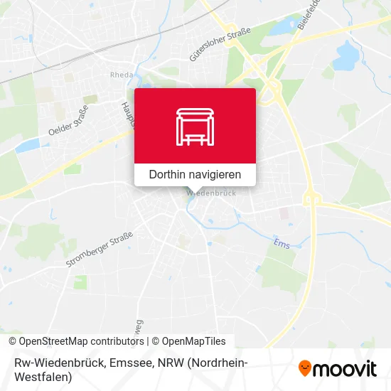 Rw-Wiedenbrück, Emssee Karte