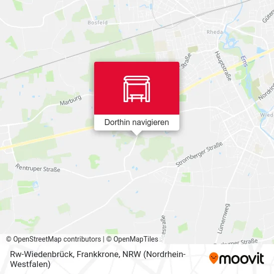 Rw-Wiedenbrück, Frankkrone Karte