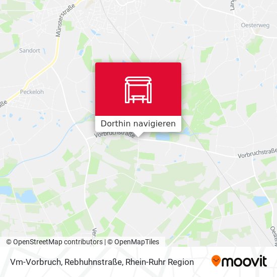 Vm-Vorbruch, Rebhuhnstraße Karte