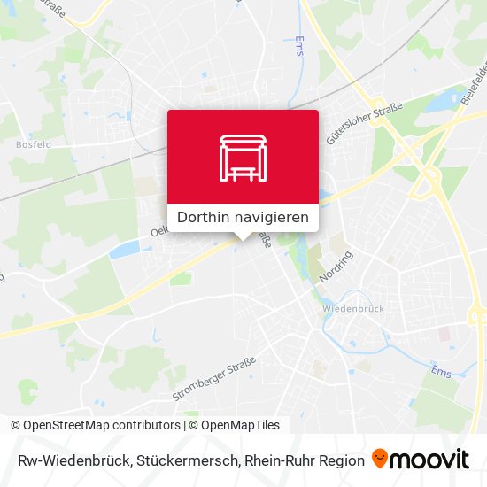 Rw-Wiedenbrück, Stückermersch Karte