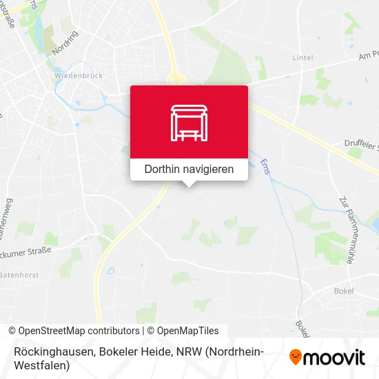 Röckinghausen, Bokeler Heide Karte