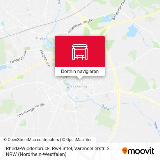 Rheda-Wiedenbrück, Rw-Lintel, Varensellerstr. 2 Karte