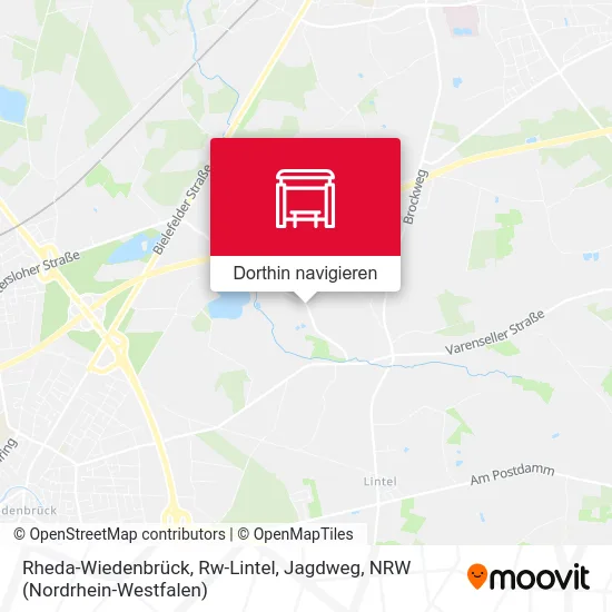 Rheda-Wiedenbrück, Rw-Lintel, Jagdweg Karte