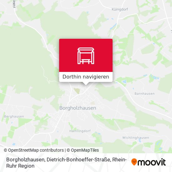 Borgholzhausen, Dietrich-Bonhoeffer-Straße Karte