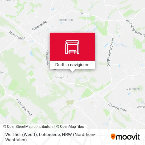 Werther (Westf), Lohbreede Karte