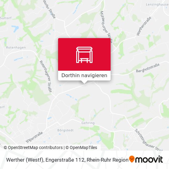 Werther (Westf), Engerstraße 112 Karte