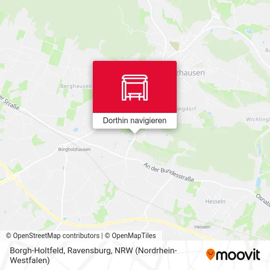 Borgh-Holtfeld, Ravensburg Karte