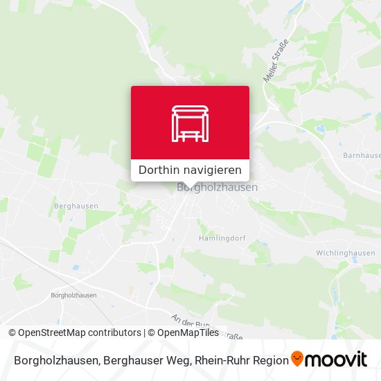 Borgholzhausen, Berghauser Weg Karte