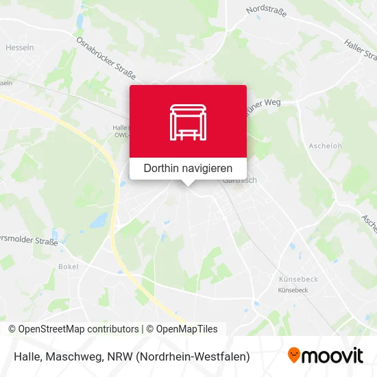 Halle, Maschweg Karte