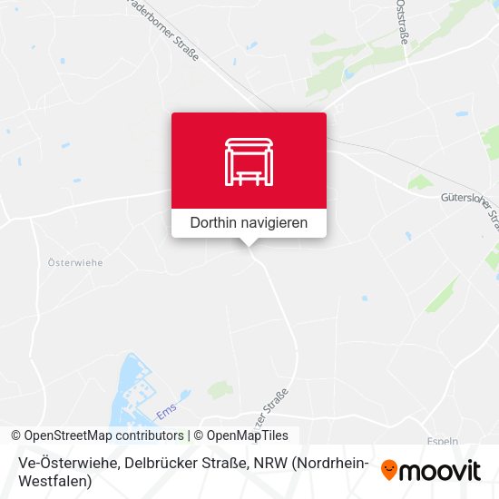 Ve-Österwiehe, Delbrücker Straße Karte
