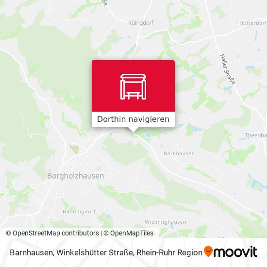 Barnhausen, Winkelshütter Straße Karte