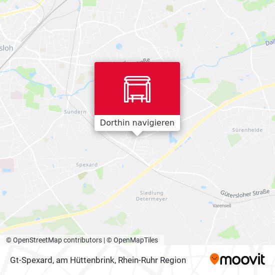 Gt-Spexard, am Hüttenbrink Karte